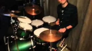 Cousin Matt Kern playing his new Gretch Catalina Maple drum kit