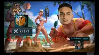 Hardcarrying a troll with CP SAW? Vainglory 5v5