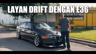 BMW E36 Dibangunkan Untuk Layan Drift - Kacukan elemen JDM, Euro dan Indonesia pada BMW