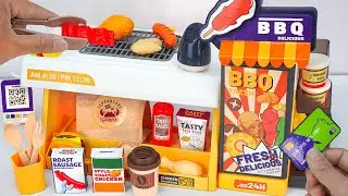 [🐰toy asmr🐰]  BBQ Grill Toy Set ASMR Satisfying with Unboxing Review Toys