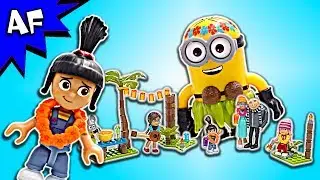Mega Construx Despicable Me 3 FAMILY LUAU PARTY Speed Build