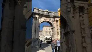 #Roman Gate#Old Gate#Arch of Sergii#Pula#Croatia#History#Roman Empire