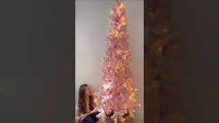 Pink ChristmasTree | Link in community #Shorts #new #amazon #amazonfinds #decoration #christmasdecor
