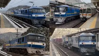 [貨物列車撮影記録] 落成後まもないピッカピカのEF210-377号機を追っかけ撮影！