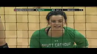 2016 NSAA Class B State Volleyball Championship: Skutt Catholic vs Northwest