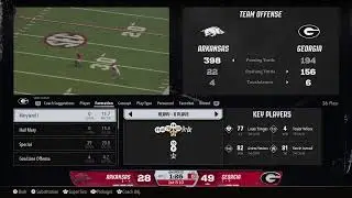 UGA vs Arkansas