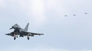 [4K] NATO Tiger Meet 2024 I Eurofighter Typhoon I German Air-Force I Takeoff and Landing