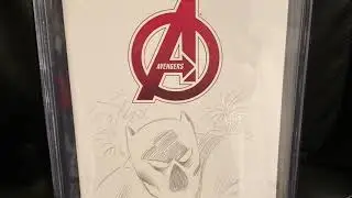 CGC Black Panther sketch by Joe Sinnott. One of the artist on the first appearance of Black Panther.