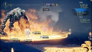 OCTOPATH TRAVELER - Guardian of the First Flame (Ophilia Chapter 1 Boss Battle, Cave of Origin)