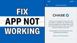How to Fix Chase Mobile App Not Working (Android/iPhone)