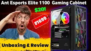 Ant Esports Elite 1100 Unboxing & Review | Best Budget PC Case Under $20? | Low-End Gaming PC
