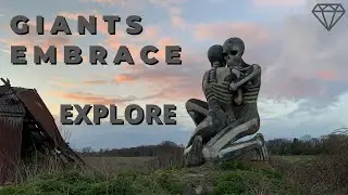 SPOOKY SKELETON SCULPTURE + CREEPY BUILDING EXPLORE 