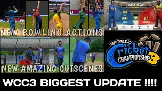WCC3 Biggest Update !! || New Bowling Actions || Challenge A Friends ||