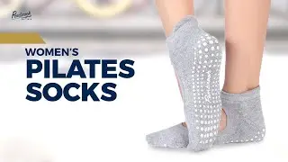 Barre Socks with Grips for Women | Non-Slip Pure Barre Socks | Sticky Yoga Pilates Socks | Pembrook