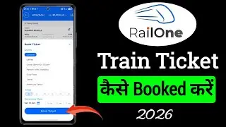 RailOne app se train ka ticket kaise booked kare (2026) ! Train ticket booking by railOne Apps