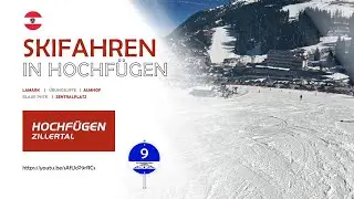 Hochf&uuml;gen (Zillertal) - Piste 9 (blau) - SL Lamark I & II Berg zu Tal