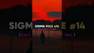 SIGMA RULE #014 ~ SUCCESS ISN'T BUILD IN PUBLIC.. 🔥 #motivation #sigma