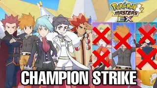 Max 7.5K points Champion Strike | Master mode Kanto CS | Pokemon Masters EX