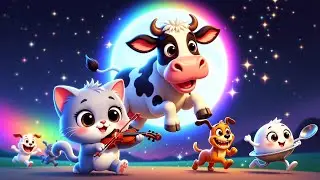 Hey Diddle Diddle 🌙🐄 | Fun Nursery Rhymes for Babies & Kids | Cartoon Song @minimagic-d1k