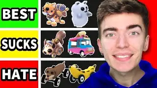 Ranking ALL Adopt Me VEHICLES Value List