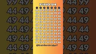 Only 1 Percent Can Find 24 Fast! #shorts
