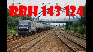 RBH 143 124 met keteltrein door Salzbergen!