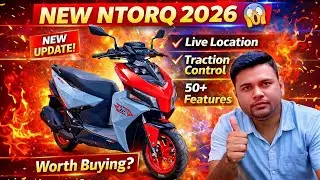 TVS NTorq Full Detailed Walkaround 🔥 | ₹1,09,400 Price | ABS + Traction Control + Projector LED |