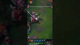 Ez One Shot With Lethality Gnar!😎#leagueoflegends #gnar #gnarclips #shorts