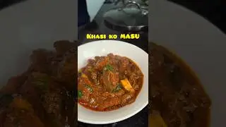 Mitho Khasi ko masu recipe | nepali Style #shorts #wheretoeat #nepalifood