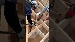 Однодневное возведение каркаса высокоэффективного дома | Герметичное и утепленное строительство