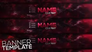 YouTube Banner Template | Free Download