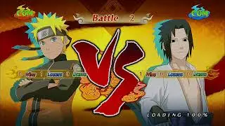 Naruto VS Sasuke | CPU Battle | Naruto Storm 2 1080p60