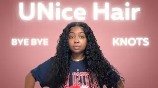 UNice Bye-Bye Knots Wet and Wavy Glueless Wig Unboxing | Wear and Go Wig