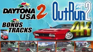 Outrun 2  - Daytona USA tracks 4K (Xbox 360)