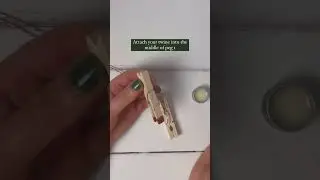 Wooden Peg Reindeer Decoration