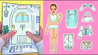 (Tutorial) Drawing Cinnamoroll Outfit for my paper doll #paperdiy
