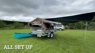 Roof Top Tent Trailer Setup