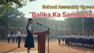 School Assembly Speech | Inspiring address by a little girl