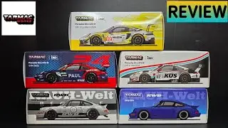 Tarmac Works 7 Eleven Exclusives - Porsche 911 GT3 R & RWB 964 / Backdate - REVIEW