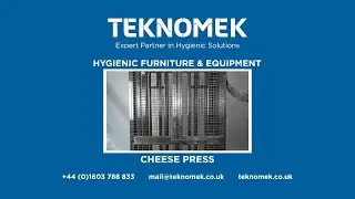 Cheese press | Stainless steel hygienic furniture & equipment | Teknomek UK