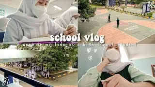 school vlog : first week of offline school in 2022 || Indonesia