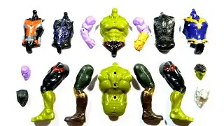 Hulk smash black panther Ant-Man Thanos assemble toys video 