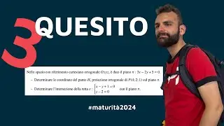 Seconda Prova MATURITÀ 2024 MATEMATICA - Svolgimento Quesito 3