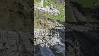Slick BASE jumping 3 way from low ultimate #mountains #tracking #switzerland