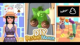 DIY Dessert Maker: 3D Games #shorts