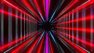 4K Cyan And Pink Neon Lines I Loop Screensaver