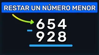 RESTA DE UN N&Uacute;MERO MENOR QUE OTRO (Resta de un n&uacute;mero menor a uno mayor)
