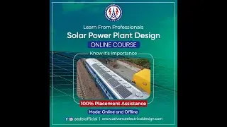 Solar power plant  Mw scale Site installation Design Training