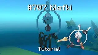 How to build a Pok&eacute;mon Klefki statue in Minecraft (Tutorial)