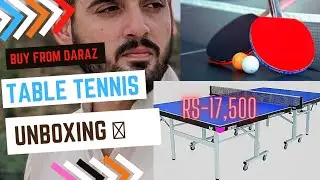 Unboxing Table Tennis 🎾|How to setup Table Tennis|ful Review 🔥lRs-17,500 From Daraz 💯|Crazy Bucket
